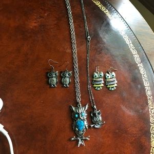 Owl Collection Jewelry